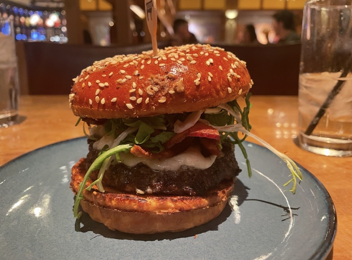Real meal — gourmet burger